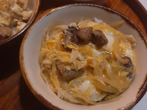 地鶏の炭火焼き親子丼